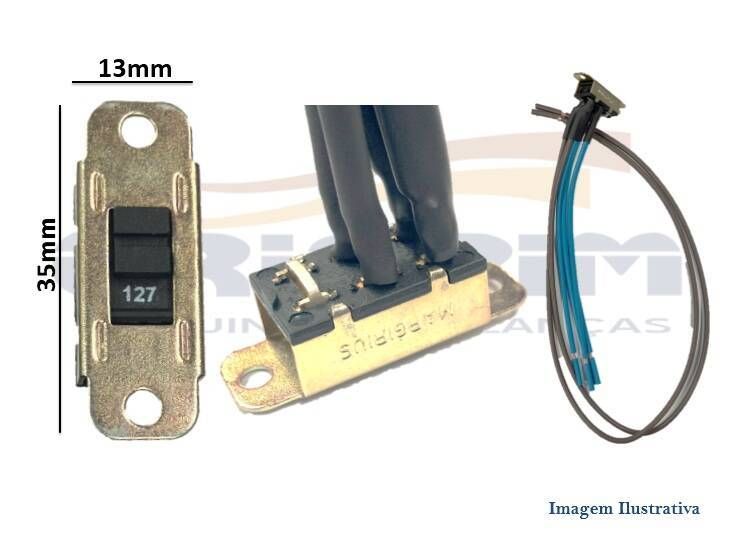 CHAVE SELETORA 5A/10A 13 X 35 MM SIEMSEN ( 10592 ) - Foto 1