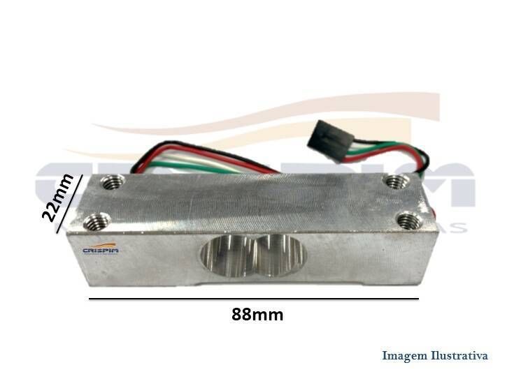 CÉLULA DE CARGA 30KG RAMUZA TOUCH DCL-35 2 FUROS - Foto 1