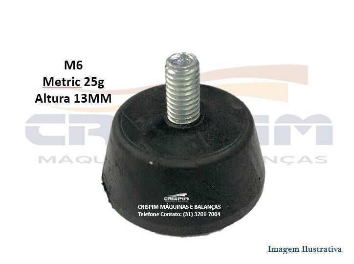 PE NIVELADOR M6 BATEDEIRA G.PANIZ (25G X 13MM) - Foto 1