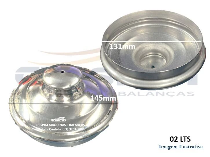 TAMPA DO COPO LIQUID. CROYDON 2 LTS ALUMINIO - Foto 1