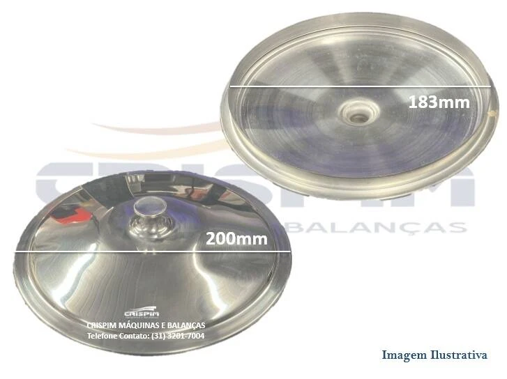 TAMPA DO COPO EXTRATOR BERMAR ALUMINIO - Foto 1