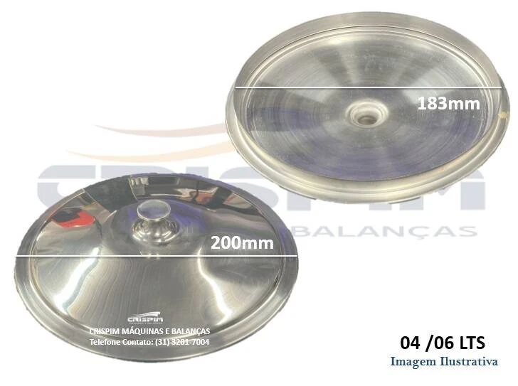 TAMPA DO COPO LIQUID. SIEMSEN LAR-04/06 ALUMINIO - Foto 1