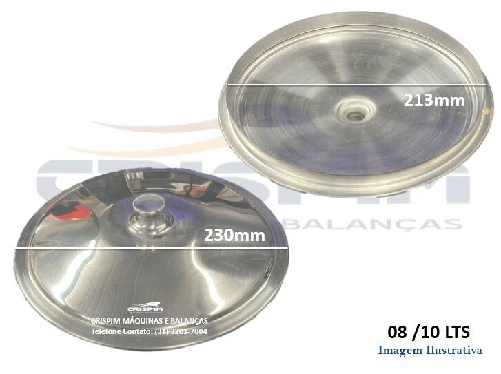 TAMPA DO COPO LIQUID. SIEMSEN LAR-08/10 ALUMINIO - Foto 1