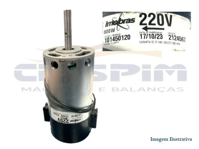 MOTOR 800W H40 BATEDEIRA BRAESI/PROGÁS BPEL-05/12 - Foto 1