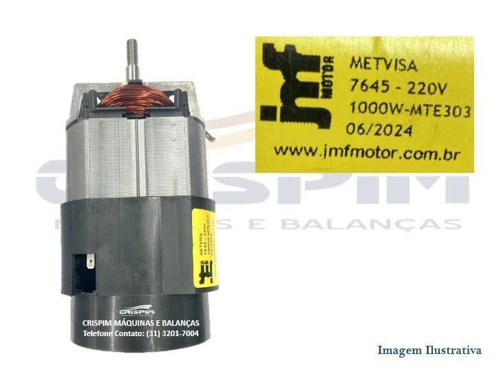 MOTOR LIQUIDIFICADOR METVISA LAR-4 127V/220V 1200W - Foto 1