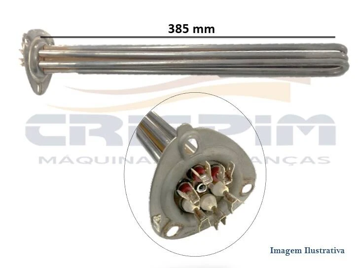 RESISTENCIA DO BOOSTER LAVADORA HOBART 7.260W 250V - Foto 1