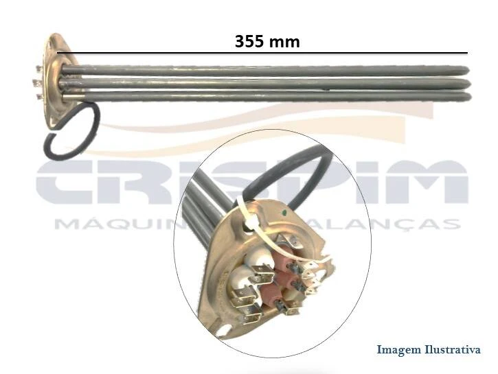 RESISTENCIA DO BOOSTER LAVADORA HOBART 7.250W 250V - Foto 1
