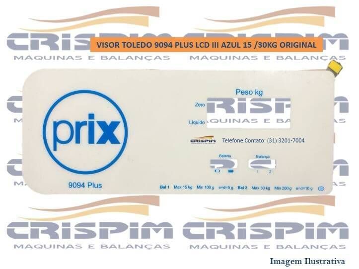 VISOR TOLEDO 9094 PLUS LCD III 15 /30KG OPERADOR - Foto 1