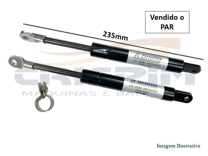 AMORTECEDOR A GAS MÁQ. VÁCUO R.BAIÃO 410S 250N C/ - Foto 1