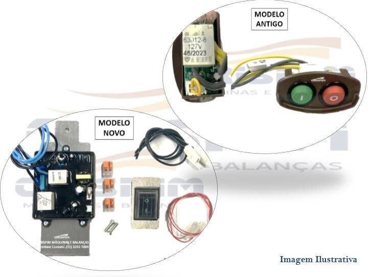 CHAVE L/D TECLA COMPLETA -> KIT REPOSIÇÃO CHAVES - Foto 1