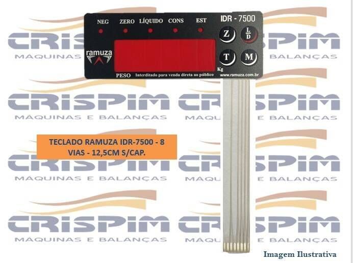 TECLADO RAMUZA IDR-7500 8 VIAS 12,5CM S/CAP. - Foto 1
