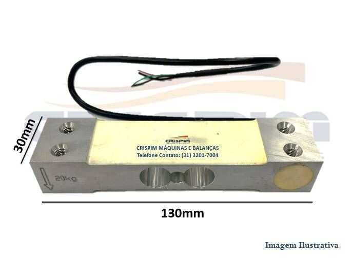 CELULA DE CARGA 20KG ELGIN SA-110 2/2 FUROS - Foto 1