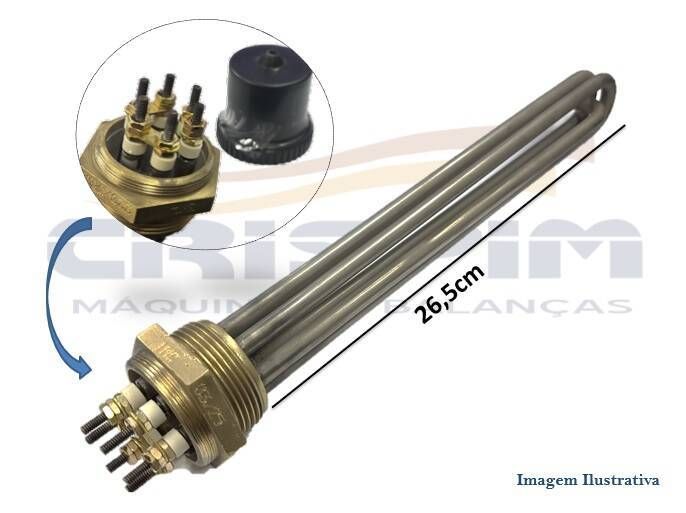 RESISTENCIA 3.000W 220V / 380V CAFETEIRA CXRR30 06 - Foto 1