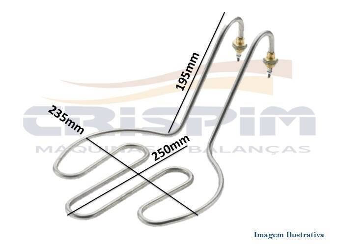 RESISTENCIA 3.500W 220V FRITADEIRA PROGAS PR-70E/7 - Foto 1