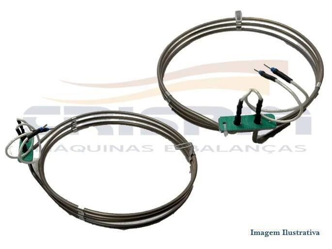 RESISTÊNCIA 3200W ESPIRAL 220V AISI 304 6,5MM FORN - Foto 1