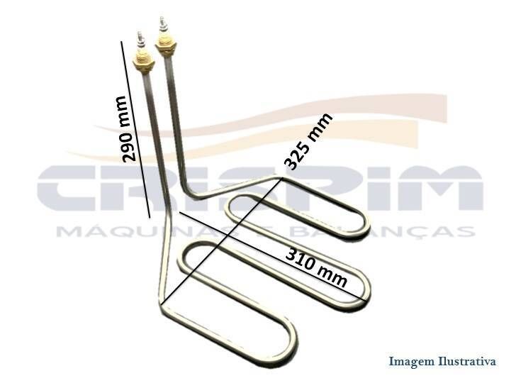 RESISTENCIA 4.000W 220V MAIOR FRITADEIRA SIEMSEN F - Foto 1
