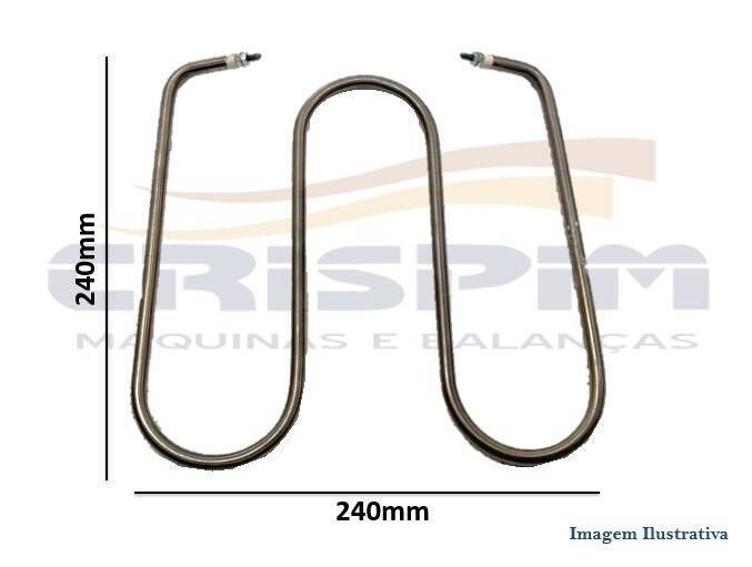 RESISTENCIA 800W X 127V CHAPA BRAESI PR-350E - Foto 1