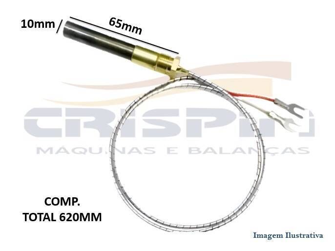 SENSOR TERMOPILHA FRITADEIRA VULCAN / HOBART 620MM - Foto 1