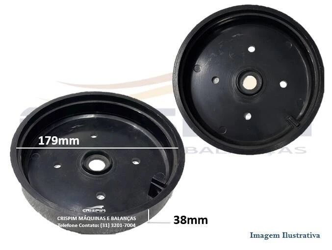 SUPORTE DO COPO METVISA 4F LIQUIDIFICADOR / CUTTER - Foto 1
