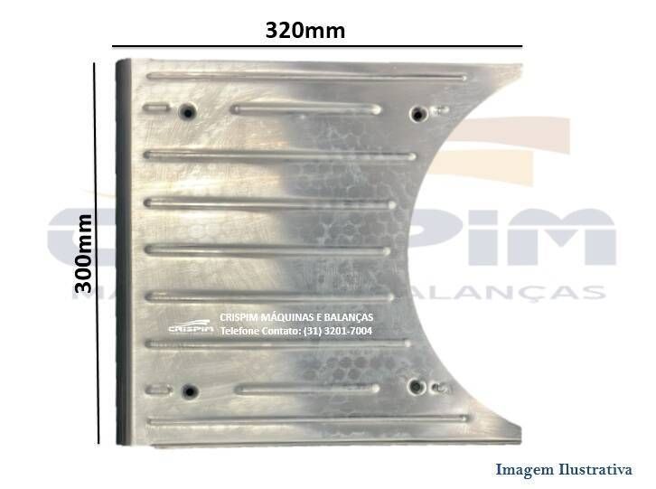 TAMPA DA LAMINA CORTA FRIOS BERMAR 300MM - Foto 1