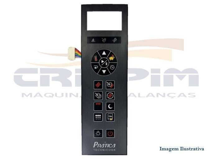 TECLADO DE MEMBRANA FORNO PRATICA BLACK EC3 GOURME - Foto 1