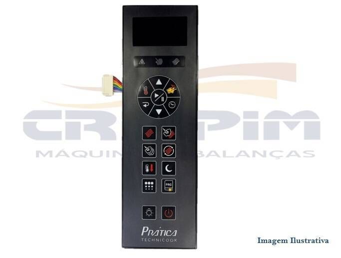 TECLADO DE MEMBRANA FORNO PRATICA BLACK EC6 GOURME - Foto 1