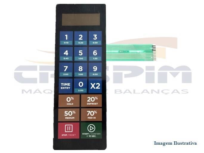 TECLADO MEMBRANA MICROONDAS PRATICA FINISHER 1100W - Foto 1