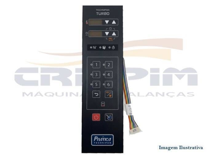 TECLADO MEMBRANA MONOPLACA PANIFICACAO FORNO PRATI - Foto 1