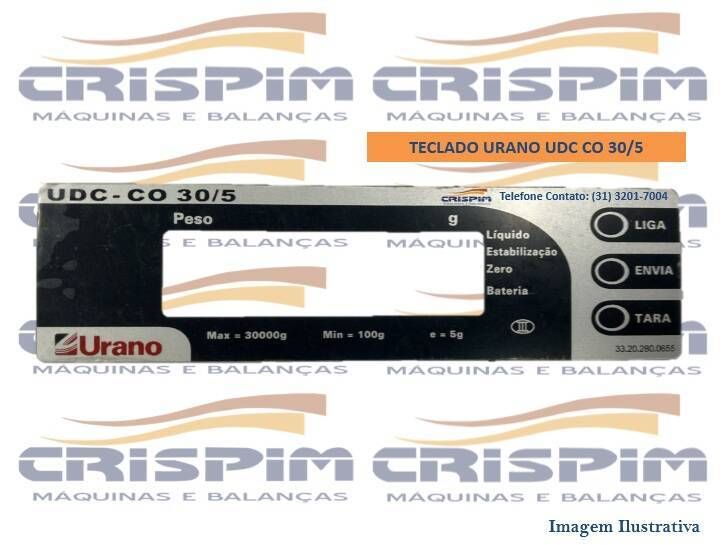 TECLADO URANO UDC CO 30/5 - Foto 1