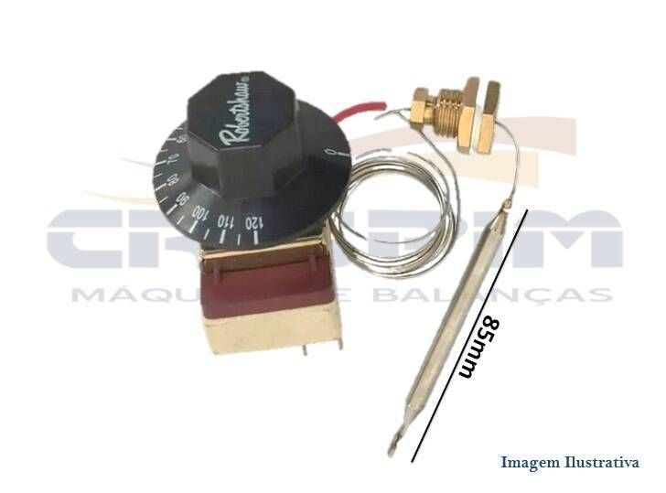 TERMOSTATO 30 A 120C 20A C/BUCHA ROBERTSHAW - Foto 1