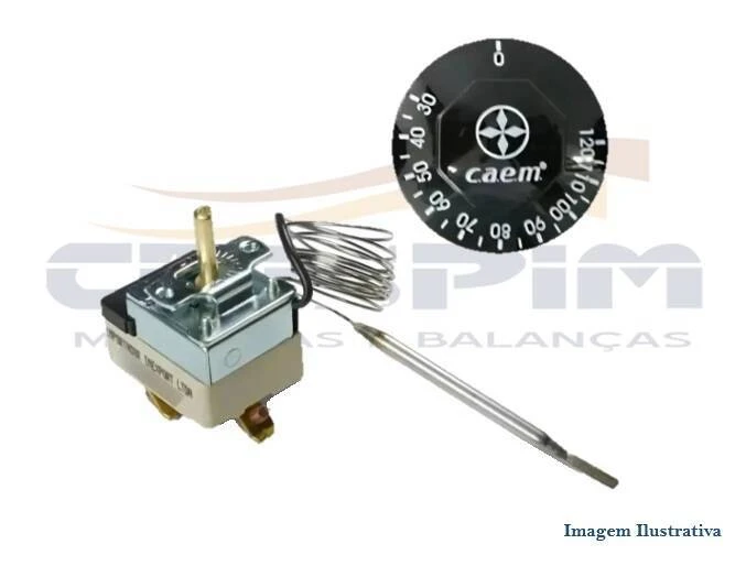 TERMOSTATO 30 A 120C 20A S/BUCHA CAEM - Foto 1
