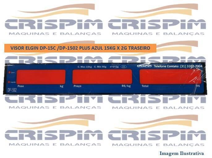 VISOR ELGIN DP-15C /DP-1502 PLUS AZUL 15KG X 2G TR - Foto 1