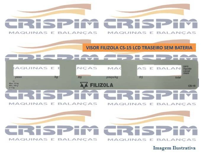 VISOR FILIZOLA CS-15 LCD TRASEIRO SEM BATERIA - Foto 1