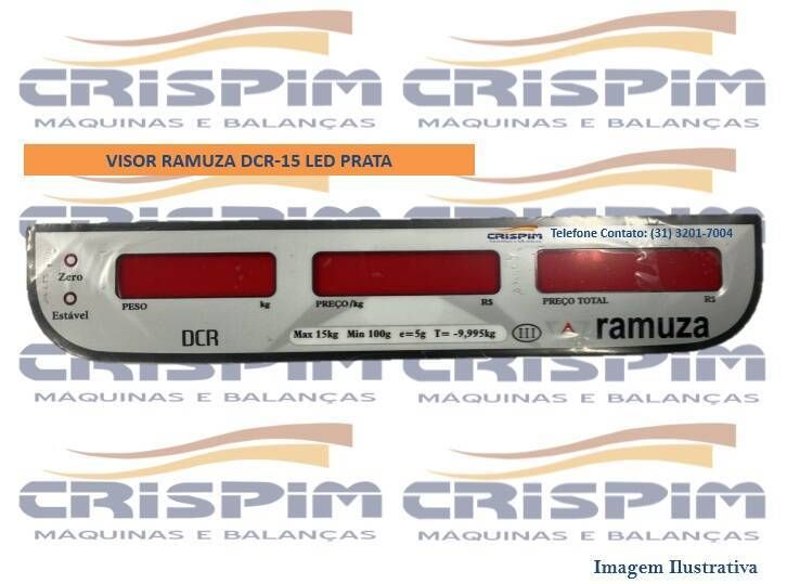 VISOR RAMUZA DCR-15 LED PRATA - Foto 1