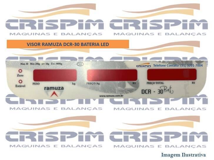 VISOR RAMUZA DCR-30 BATERIA LED - Foto 1