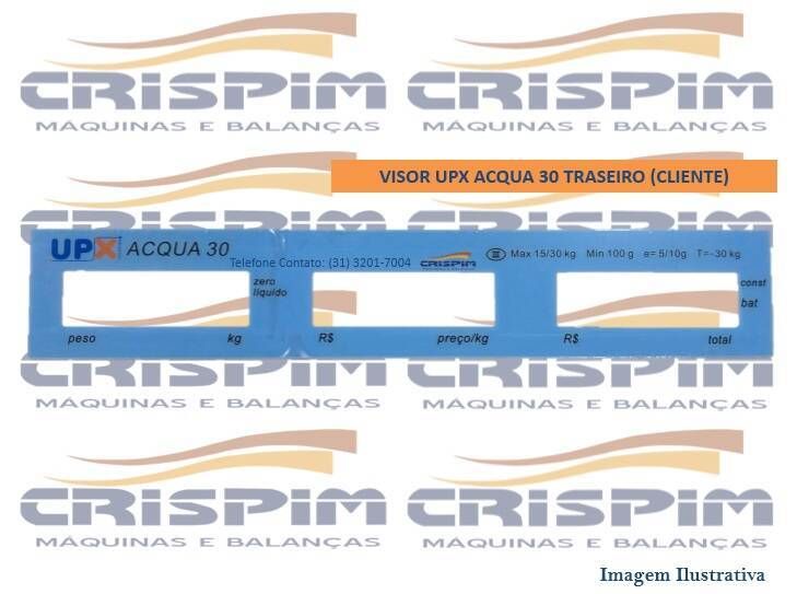 VISOR UPX ACQUA 30 TRASEIRO (CLIENTE) - Foto 1