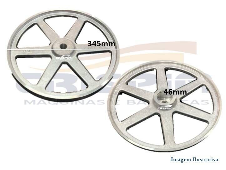 VOLANTE SERRA-FITA CAF SUPERIOR 2,82 ALUMÍNIO - Foto 1