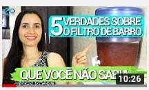 PORQUE COMPRA UM FILTRO DE BARRO ?