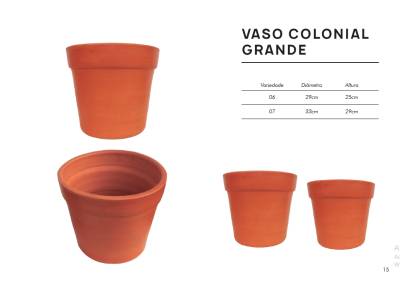 Vaso Colonial Grande - Foto 1