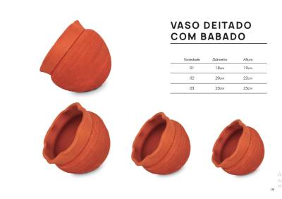 Vaso Deitado com Babado - Foto 1