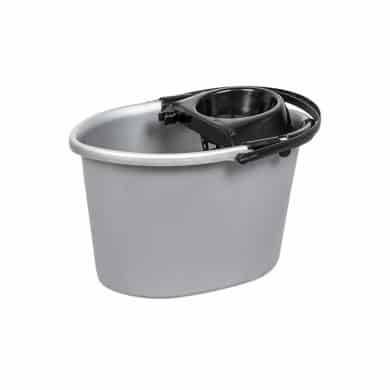 Balde plástico com espremedor 14L - Foto 1