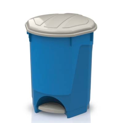 Cesto com pedal plástico 30 litros - Foto 1