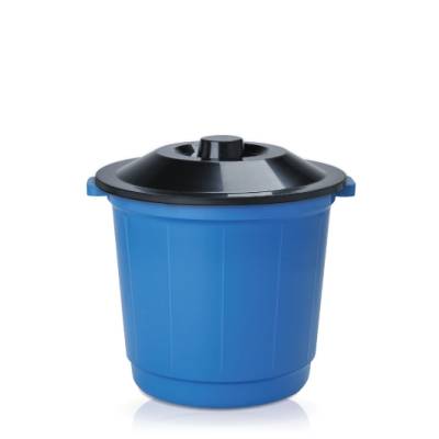 Cesto fechado 10 litros com tampa - Foto 1