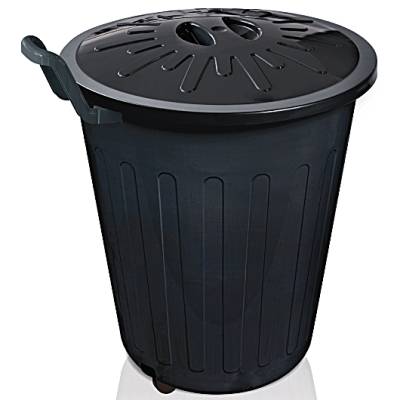 Cesto fechado 100 litros com rodas - Foto 1