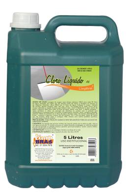Cloro líquido 4% 5L Limpbras - Foto 1