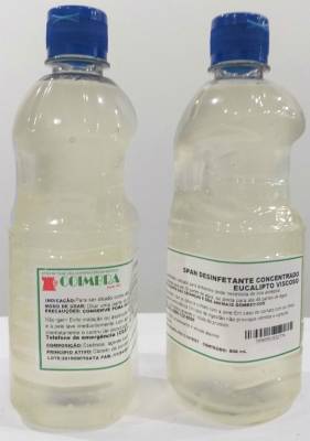Desinfetante Concentrado Eucalipto 0,5L Coimbra - Foto 1
