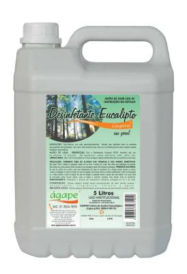 Desinfetante 5L Eucalipto Limpbras - Foto 1