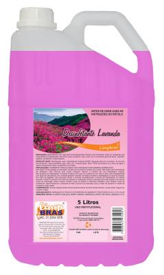 Desinfetante 5L Lavanda Limpbras - Foto 1