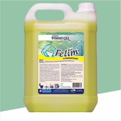 Detergente Pinho Gel Concentrado 5L Felim - Foto 1
