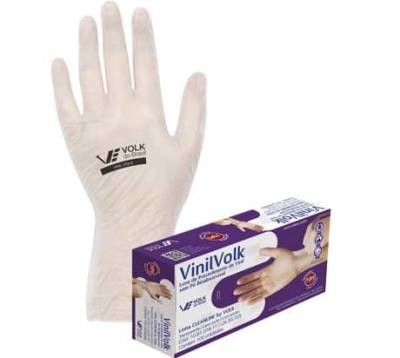 Luva Vinil Sem Amido M - Foto 1